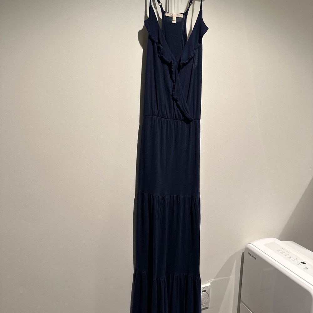 Soft Joie Maxi Dress- navy